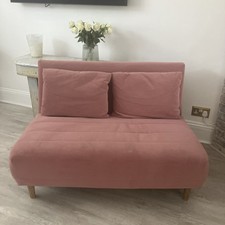 Sofa bed pink for sale  BRIGHTON