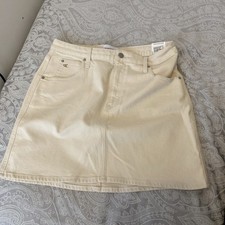white s woman denim skirt for sale  DURHAM