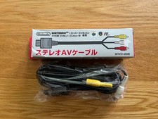 Cabo AV estéreo original Nintendo Super Famicom OU N64 SHVC-008 na caixa e raro JPN comprar usado  Enviando para Brazil