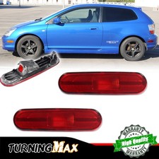 2 peças luzes indicadoras laterais de para-choque traseiro lente vermelha para 2002-05 Honda Civic Si EP3 3DR comprar usado  Enviando para Brazil