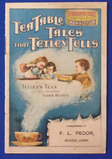 Color Childs' Rhymes: TEA TABLE TALES THAT TETLEY TELLS, Tetley's Teas, Ca. 1910 comprar usado  Enviando para Brazil