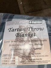 Tartan throw blanket for sale  BIRMINGHAM