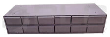 12 gavetas Ind. ARMÁRIO DE ARMAZENAMENTO 34"L X 12-1/2"W X 7-1/2"H com 12 INSERÇÕES *LEIA* comprar usado  Enviando para Brazil