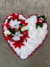 Snowman christmas heart for sale  HOLYWELL