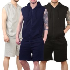 Mens sleeveless hoodie for sale  MANCHESTER