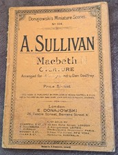 Arthur sullivan macbeth for sale Arthur sullivan macbeth for sale  STROUD