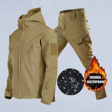 Ropa de pesca impermeable para hombres Chaquetas con capucha Pantalones Traje Camping Senderismo Caza segunda mano  Embacar hacia Mexico