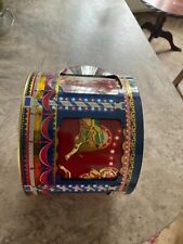 Musical christmas tin for sale  Shipping to Ireland