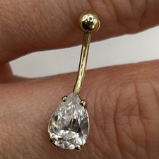 Diamonique crystal pear for sale  UK