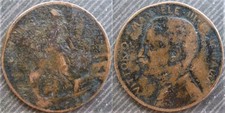 Italy centesimi 1909 usato  Vobarno