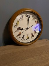 Wall clock birdsong for sale  BRAINTREE