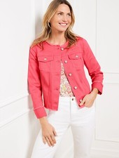 Collarless jean jacket d'occasion  Expédié en Belgium