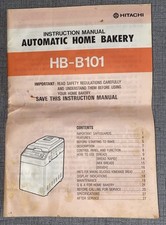 Hitachi b101 bread for sale  Monument