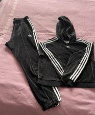 Adidas black velvet for sale  PINNER