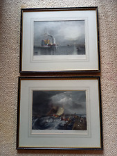 Pair prints fighting for sale  HALESWORTH