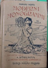 Hoepli moderni monogrammi usato  Novara