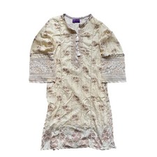 SANA SAFINAZ Small Embroidered Cotton Lawn Kurti Pakistani Indian Tunic Ethnic, używany na sprzedaż  PL