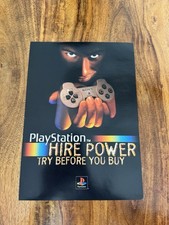 Pôster promocional PlayStation 1 folheto vintage colecionável comprar usado  Enviando para Brazil