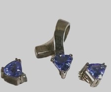 Trillion cut tanzanite for sale  Durham