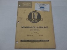 Service manual minneapolis for sale  Edinburg