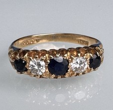 18ct gold sapphire for sale  VERWOOD