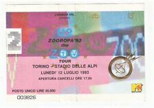 Biglietto ticket zooropa usato  Settimo Torinese