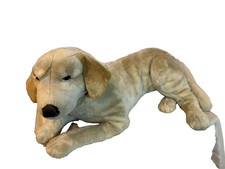 Labrador Retriever de Pelúcia Dog Lab Realista Bicho de Pelúcia Dobrável 24" Grande comprar usado  Enviando para Brazil