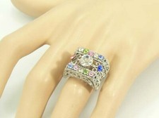 Belle bague strass d'occasion  Renwez