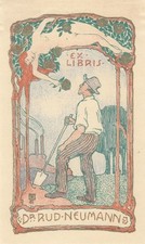 Exlibris bookplate lithographi gebraucht kaufen  Gengenbach