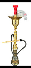 Usado, Handgefertigte Kupfer Shisha 100 cm El Khawanky Shisha Wasserpfeife Nargile comprar usado  Enviando para Brazil