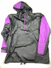 Usado, Jaqueta corta-vento XENA Warrior Princess masculina XL preta PVC capuz roxo comprar usado  Enviando para Brazil