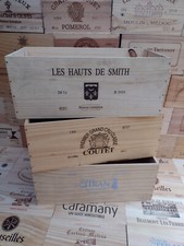 Wooden wine box for sale  CHIPPENHAM