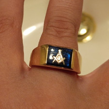 blue masonic ring for sale  Coshocton