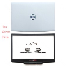 Capa traseira LCD 3HKFN + moldura frontal + dobradiças + parafusos logotipo azul para Dell G3 15 3590 LCD 3HKFN comprar usado  Enviando para Brazil