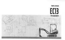 VOLVO ESCAVATOR EC13 - Tipo 600 XR/XTV MANUAL DE PEÇAS comprar usado  Enviando para Brazil