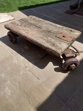 Antique wooden cart for sale  HALIFAX
