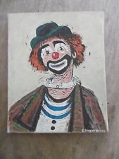 Clown tableau peinture d'occasion  Valence