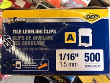 Clipes de nivelamento de azulejo QEP 99772 Xtreme 1/16" quantidade: 500, usado comprar usado  Enviando para Brazil