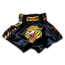 Fantasia MMA shorts de kickboxing bordado rosto de tigre tamanho G, usado comprar usado  Enviando para Brazil
