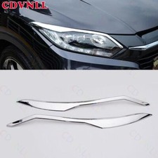 Para Honda HR-V 2016-2018 cromado estilo prata farol abajur sobrancelha tira acabamento, usado comprar usado  Enviando para Brazil