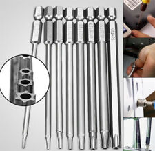 Torx Schraubendreher Bit Set Hex Sicherheit Magnetkopf 100MM Extra lange T8-T40 comprar usado  Enviando para Brazil