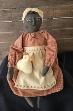 Primitive doll black for sale  Ontario