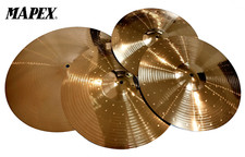 Conjunto de pratos pacote MAPEX 14" 16" 18" comprar usado  Enviando para Brazil