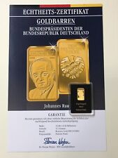 Gold barren 999er gebraucht kaufen  Hannover