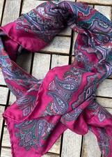 Seidentuch 85x85 pink gebraucht kaufen  München