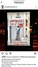 Invader affiche xxl d'occasion  Montpellier-