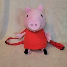 PEPPA PIG 14” Boneca de Pelúcia Mochila com Zíper 3D Brinquedo de Pelúcia Mochila Escolar comprar usado  Enviando para Brazil