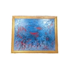 Blue red abstract d'occasion  Expédié en Belgium