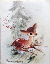 Niedliches rehkitz weihnachten gebraucht kaufen  Crimmitschau