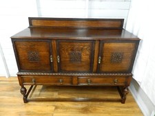 Edwardian oak sideboard for sale  GRAVESEND